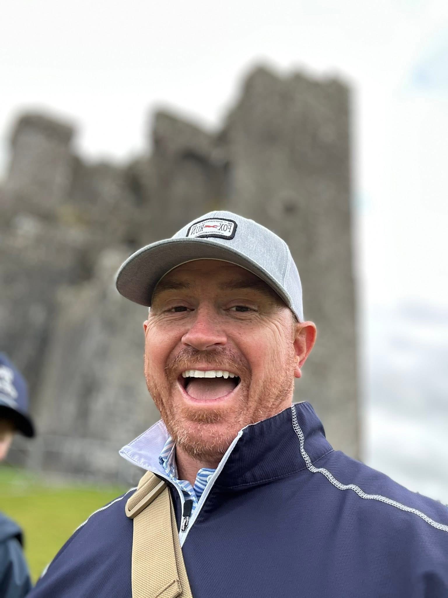 Troy Childress smiling outdoors